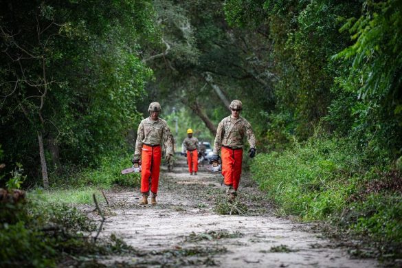 National Guard troops deploy for Hurricane Helene relief