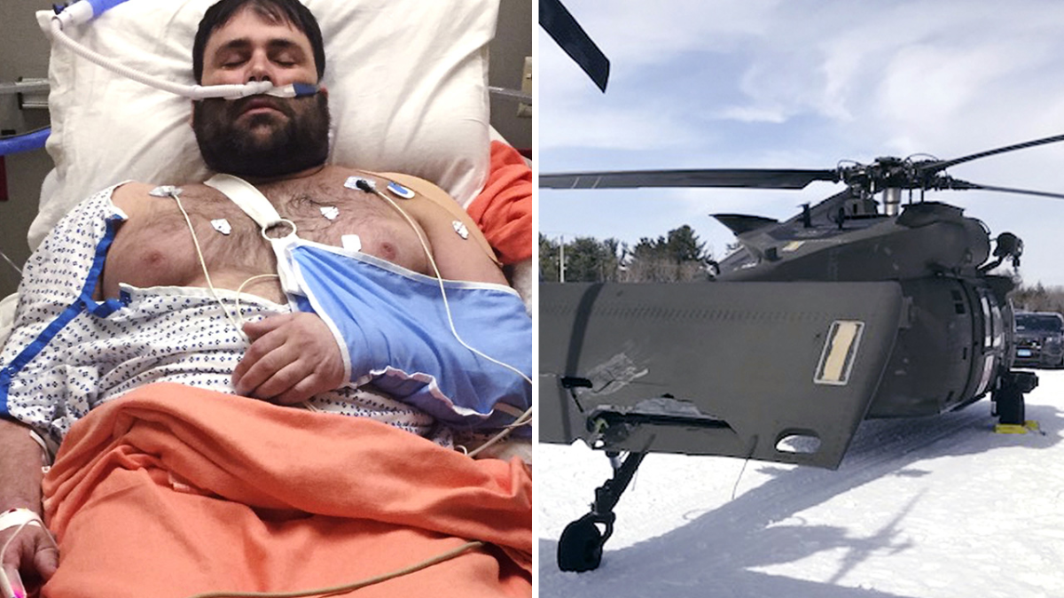 Lawyer who crashed snowmobile into Black Hawk helicopter is awarded $3.3 million in damages