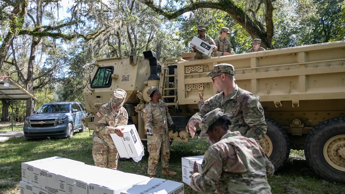 Fort Liberty soldiers deploying to help with Hurricane Helene relief