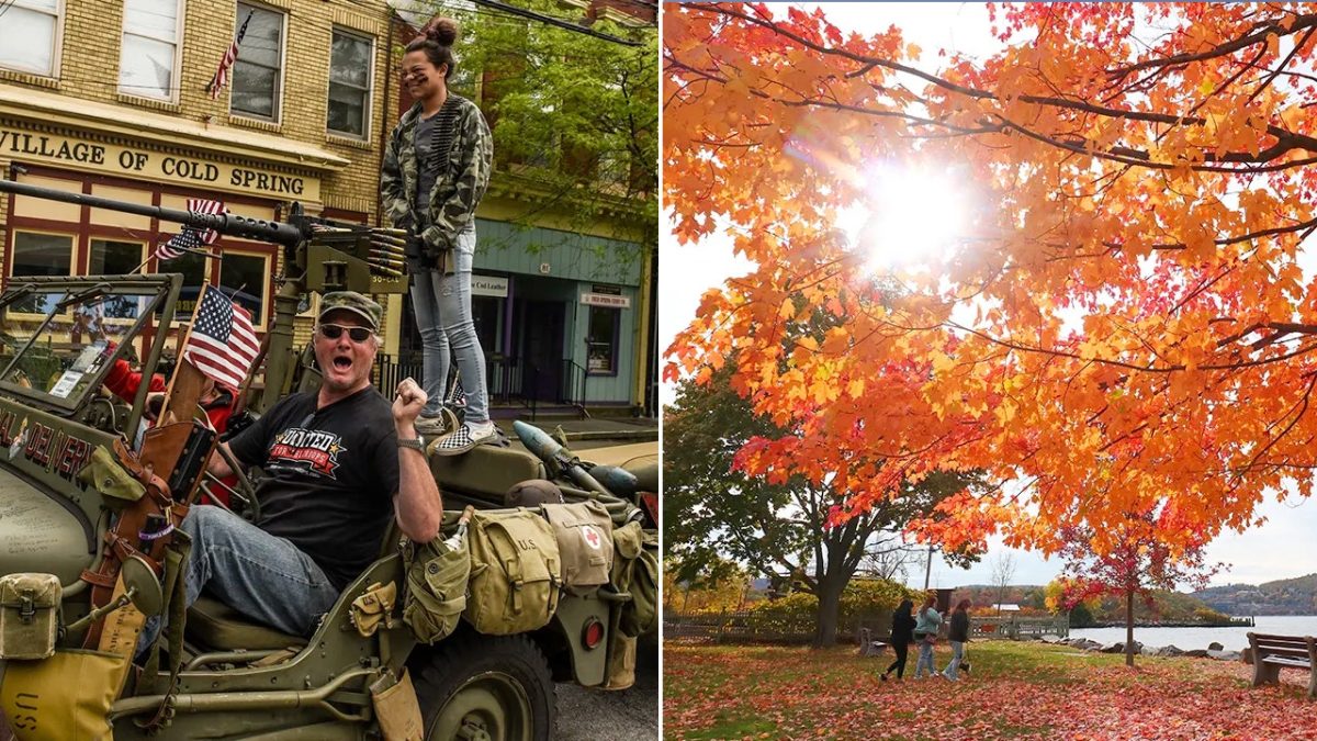 Autumn leaf-peeping along New York’s Hudson River ‘chained’ to American independence