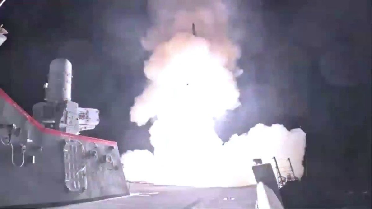 USS Cole and USS Bulkeley defend Israel from Iranian missiles, video shows