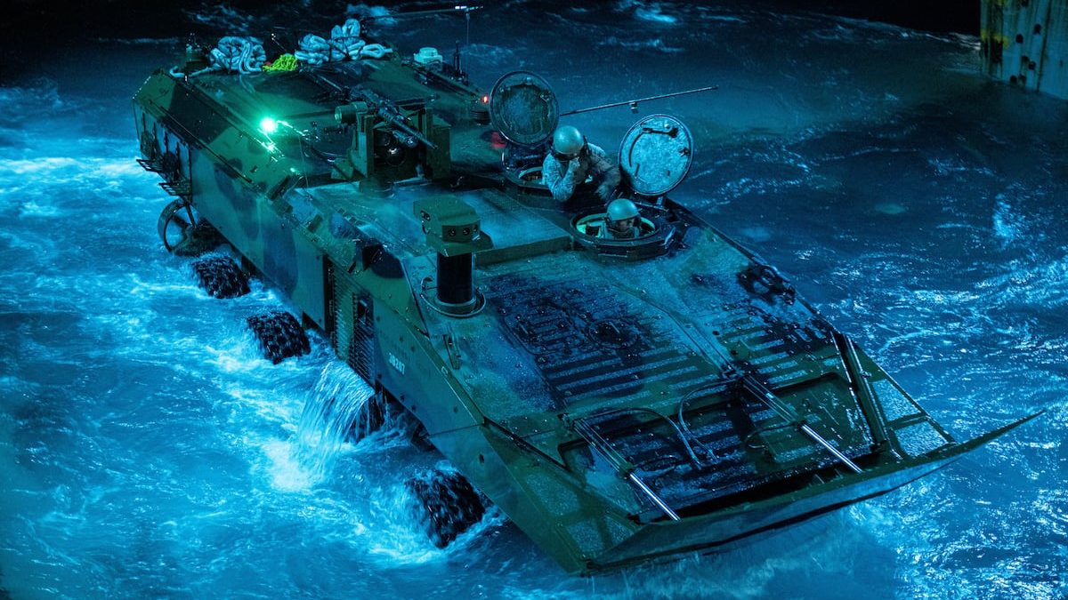 Marines put new amphibious vehicle to the test in first at-sea drill