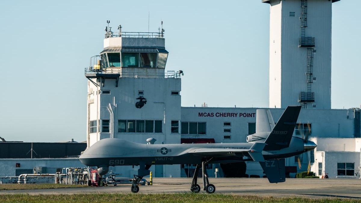 East Coast Marine drone squadron conducts first Reaper flight