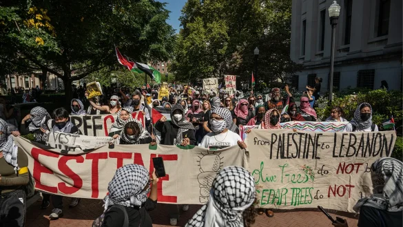 Pro-Palestinian protesters plan anti-Veterans Day gathering at Columbia University: ‘DISGUSTING’