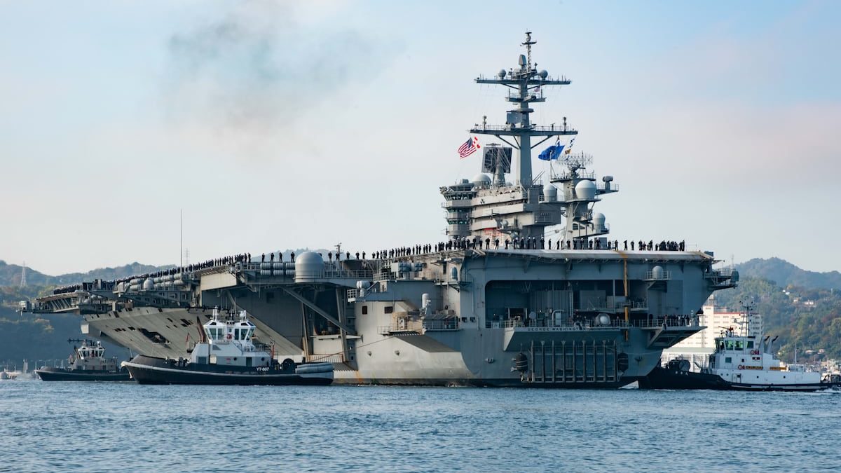 Alcohol banned for USS George Washington crew following sailor deaths