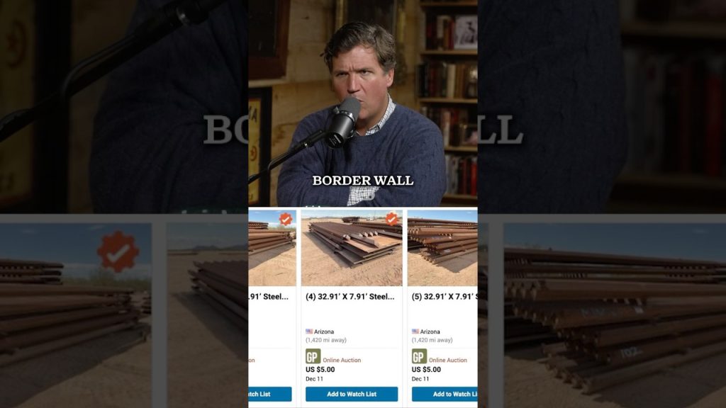 Biden Is Auctioning Off Border Wall Parts?