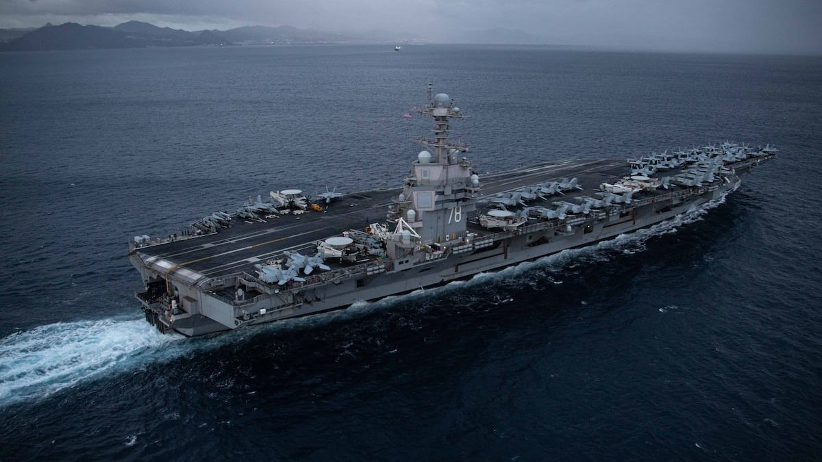 Navy names aircraft carriers after former presidents Bush and Clinton