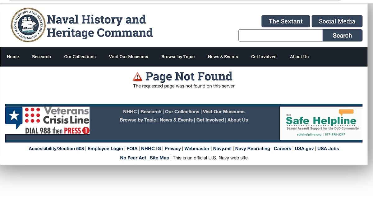 Army, Navy remove web pages highlighting women’s military service