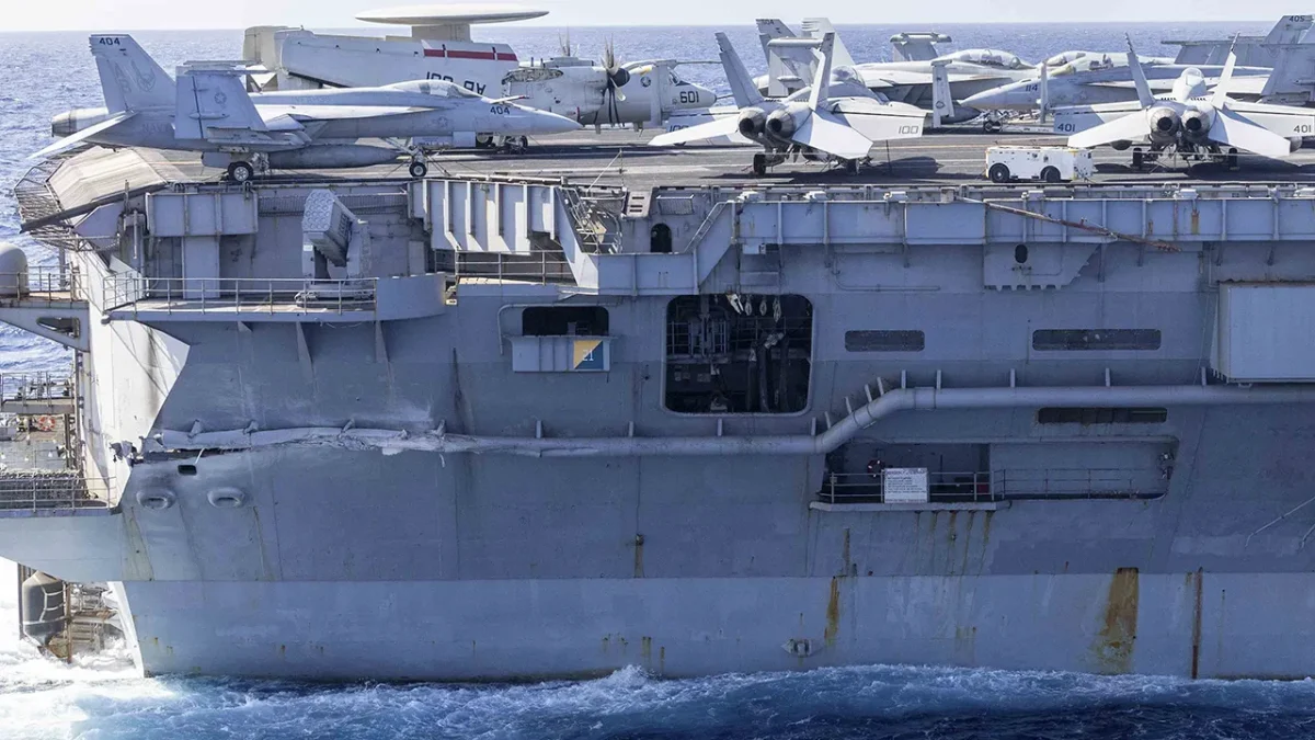 USS Harry S. Truman ship collision damage shown in new photos