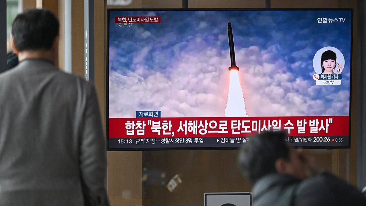 North Korea fires missiles as US, South Korea begin major joint military exercise