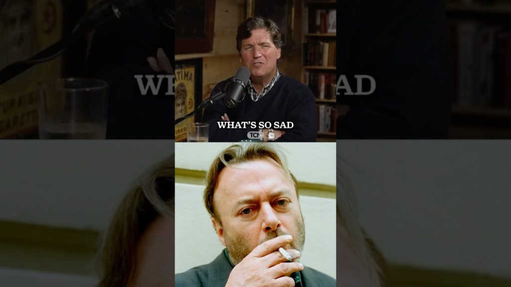 Tucker Carlson Challenges Christopher Hitchens’ Worldview