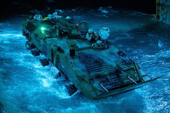 Marines want to add counter-drone weapon to amphibious vehicle