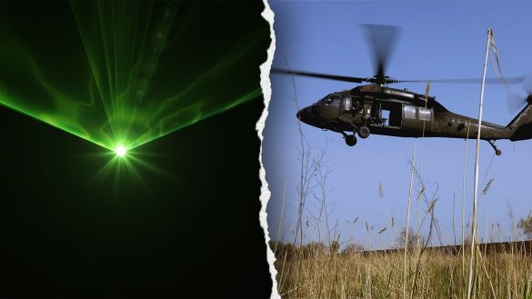 FAA investigating after ‘green laser’ flashed at Black Hawk helicopter
