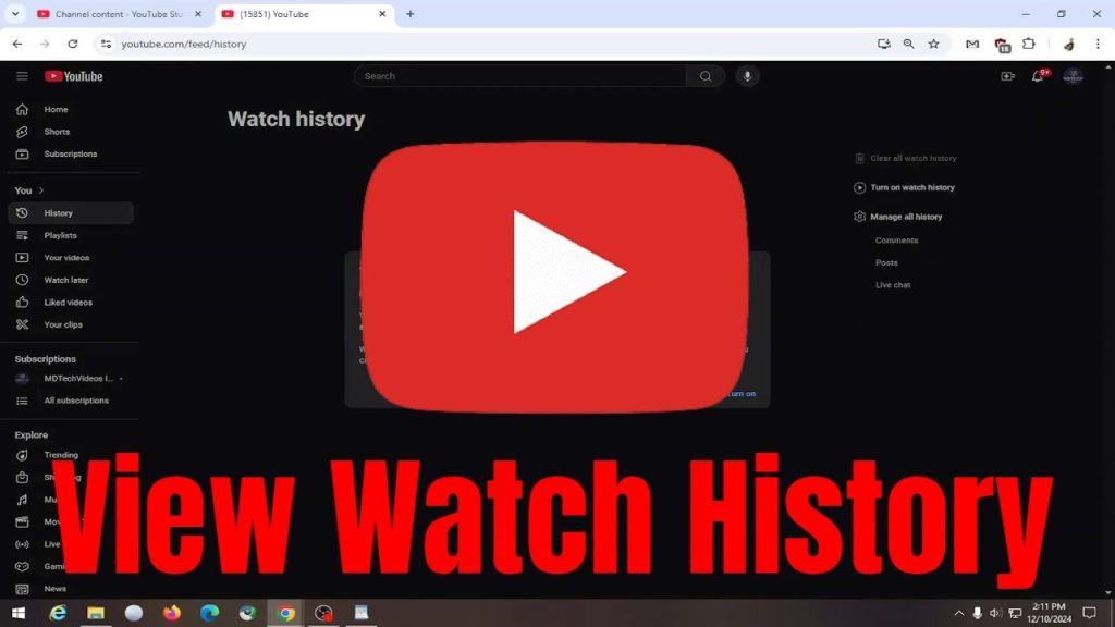 How To View YouTube Watch History [Guide]