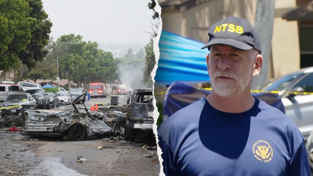 NTSB confirms San Diego plane hit power lines before crash that killed 6 people