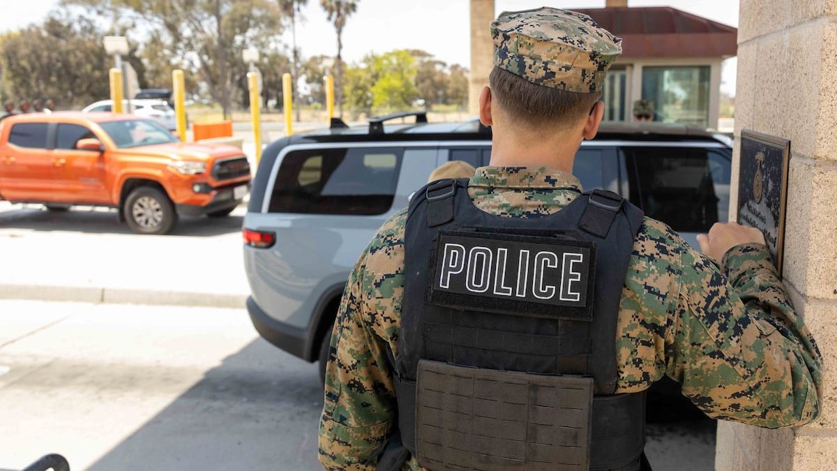ICE agents to assist base security at three Marine Corps installations