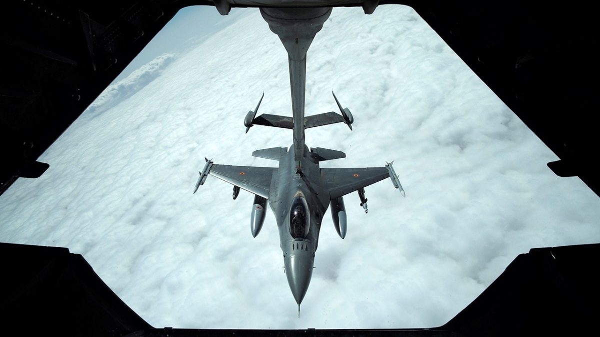 Air Force F-16 struck by drone during Arizona training flight, officials say