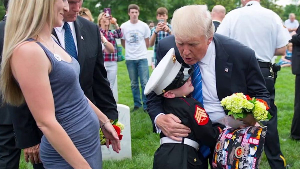 Fallen Marine’s son reflects on hug with Trump at Arlington eight years later