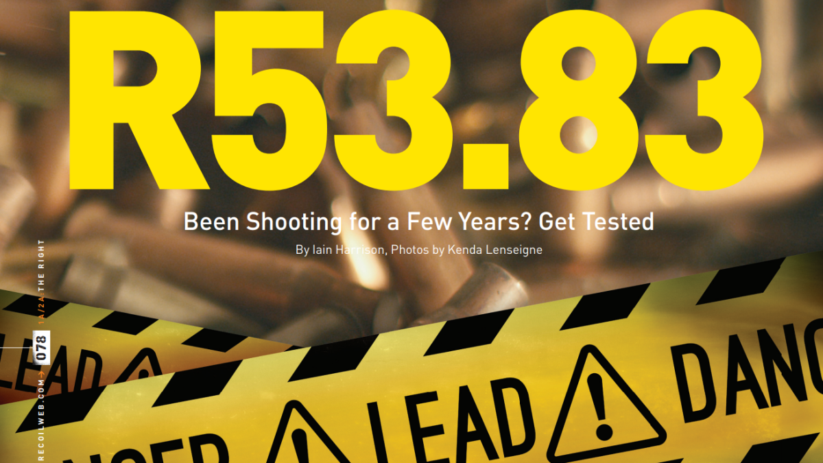 R53.83: Been Shooting for a Few Years? Get Tested For Heavy Metals