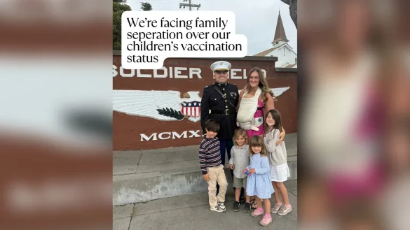 Military family’s move abroad halted by Navy despite policy on vaccinations