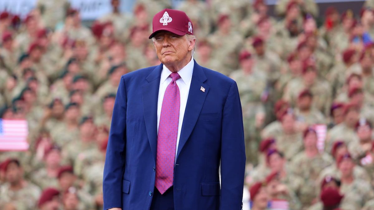 Soldiers screened for appearance and politics ahead of Trump visit