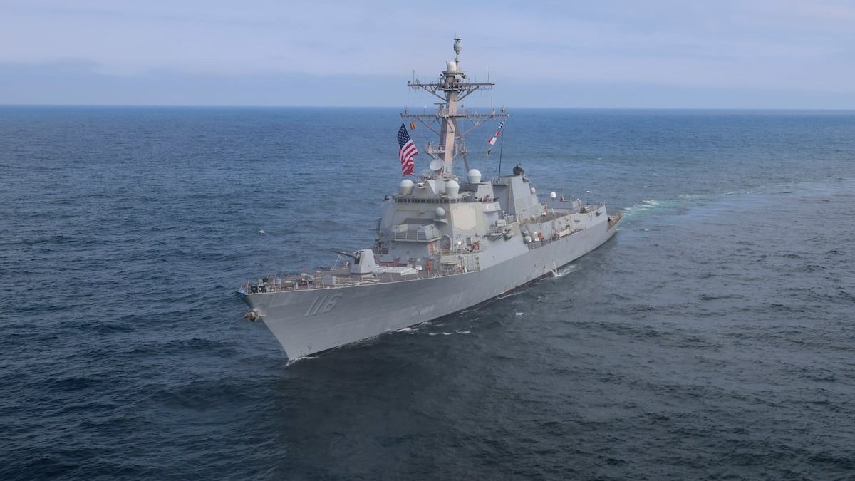 US shifts warships in Mideast in response to Israel strikes