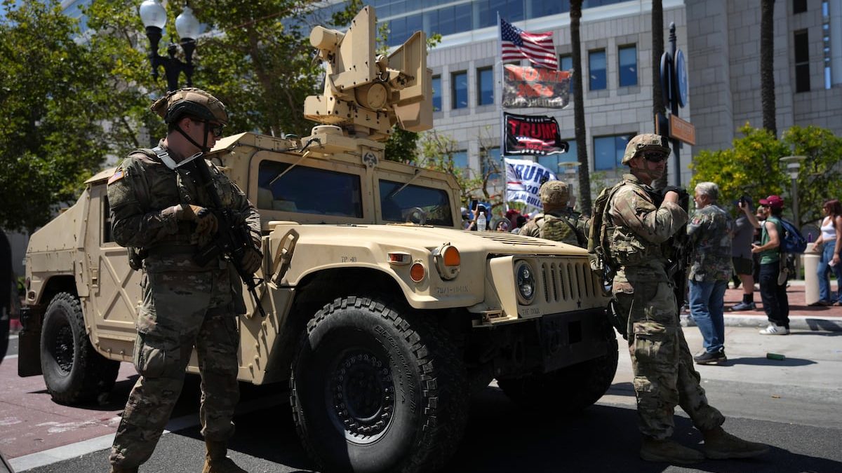 Judge asks if troops in Los Angeles are violating Posse Comitatus Act