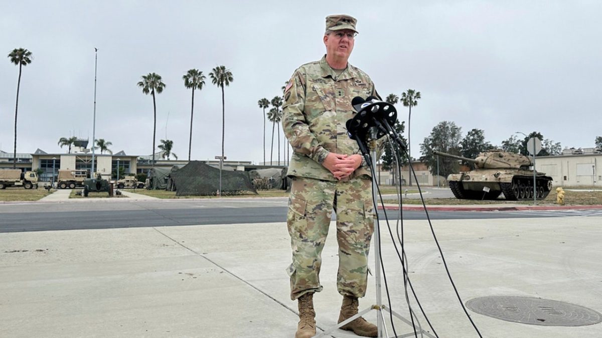 U.S. Marines detain first civilian protester in LA during nationwide protests