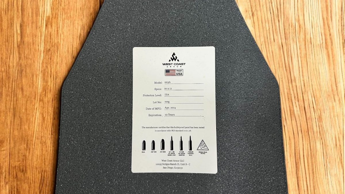 West Coast Armor IIIA Plates Review: Lightweight, American-Made Protection