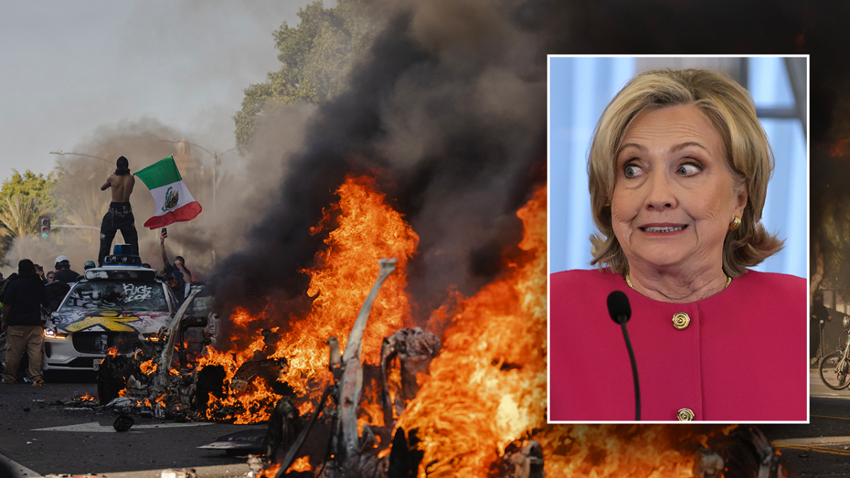 Hillary Clinton mocked for calling LA riots ‘peaceful demonstrations’