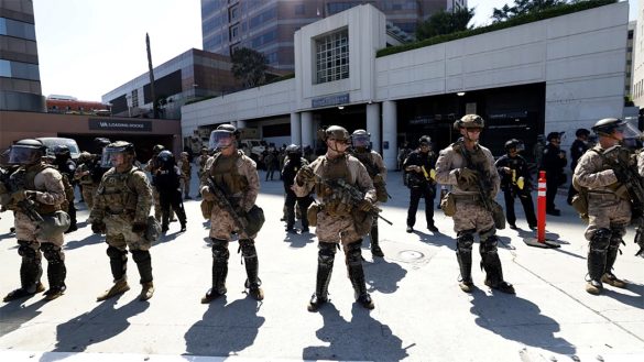 Pentagon orders 700 Marines to leave Los Angeles after ICE protests
