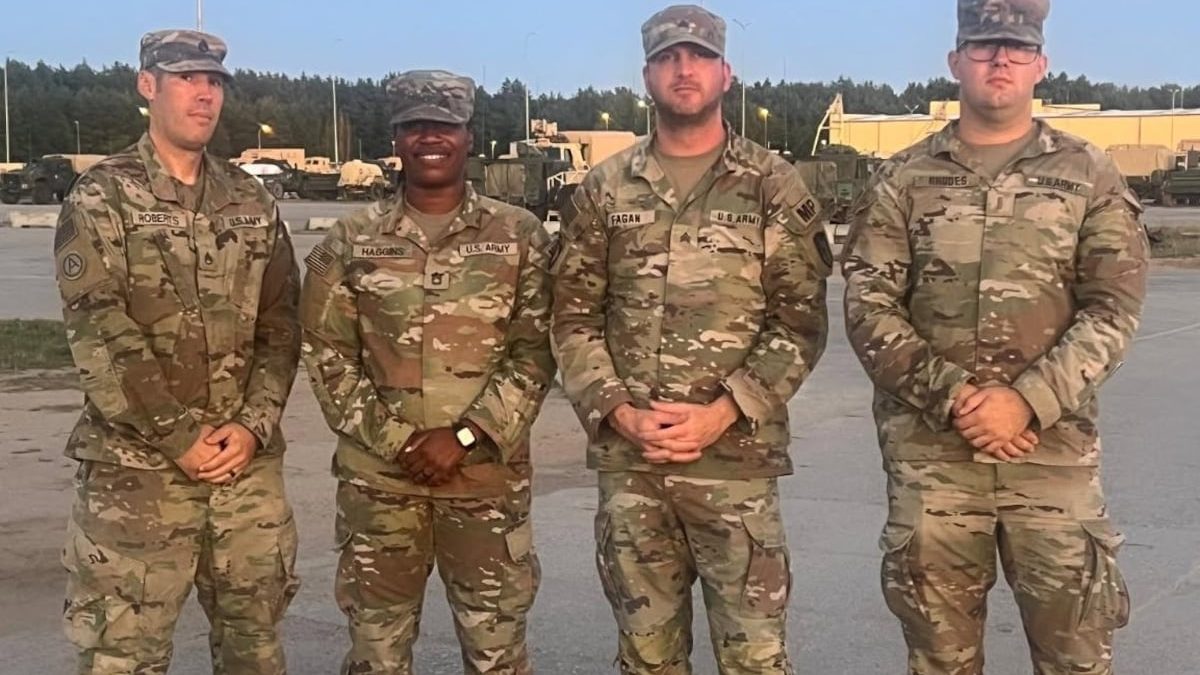 Four US soldiers save man who collapsed outside Polish KFC
