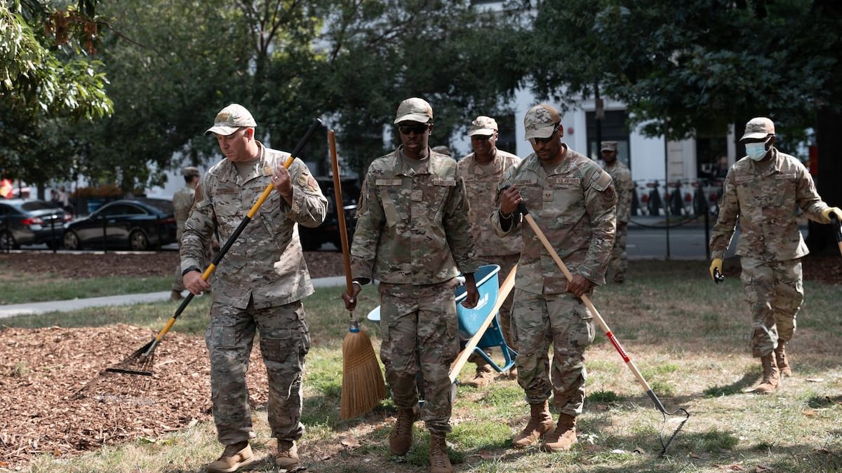 The National Guard, DC landscaping and the great pursuit of lethality