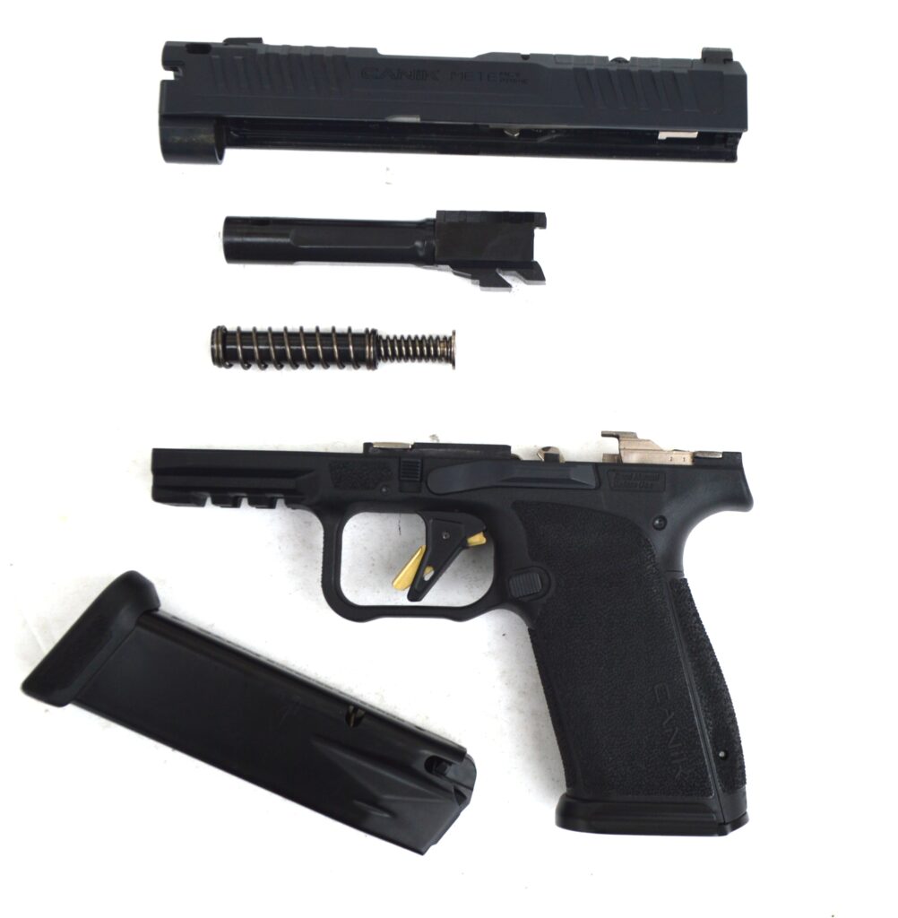Canik MC9 review field strip