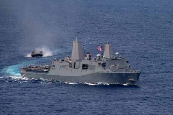 Sailors battle blaze aboard USS New Orleans off Japan’s coast