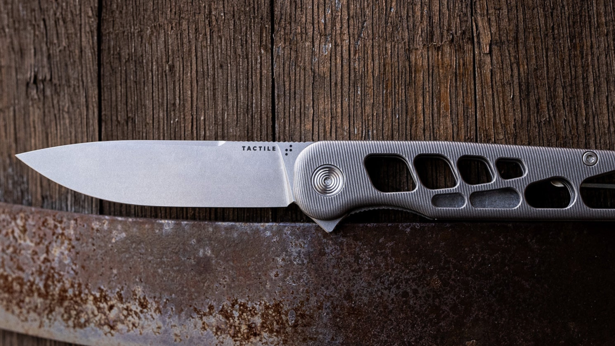 Tactile Turns Lemons into Liner Locks with New Skeletonized Rockwall