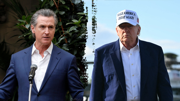 Newsom v Trump military case heard by Supreme Court justice’s brother