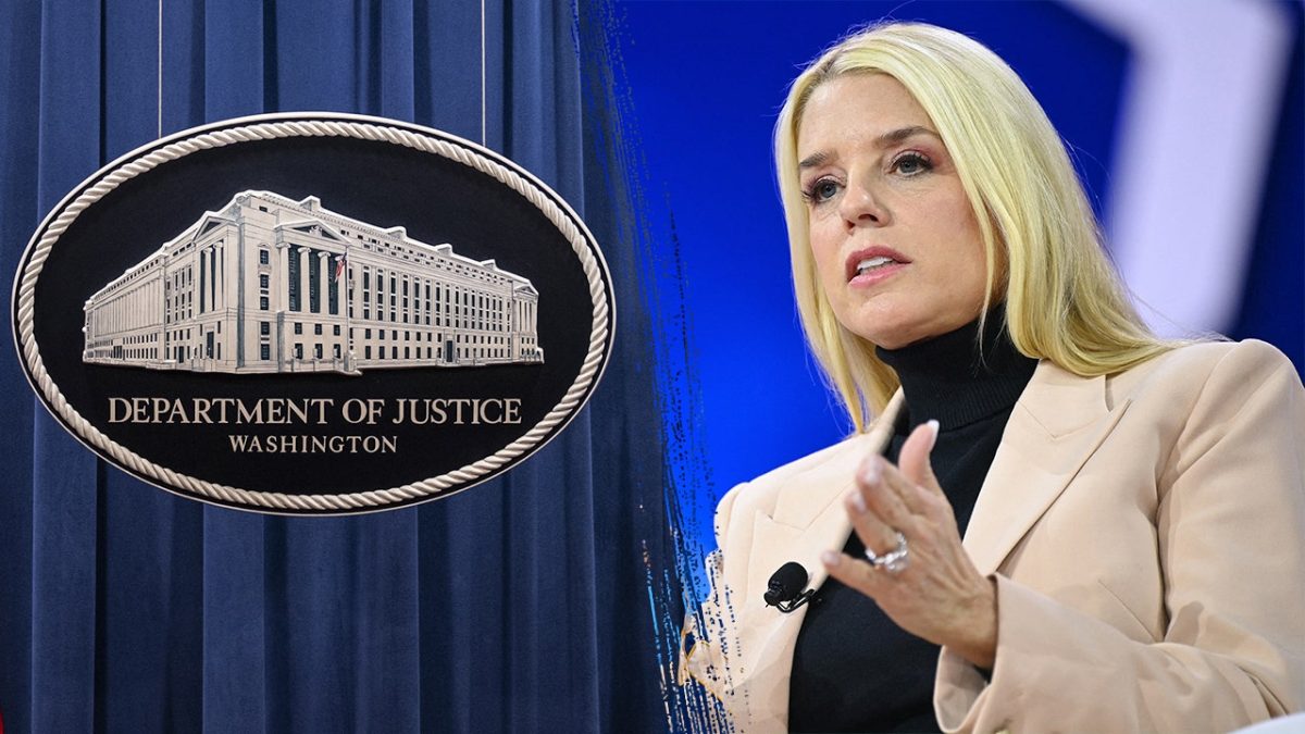 Pam Bondi fires DOJ paralegal for allegedly flipping off National Guard member