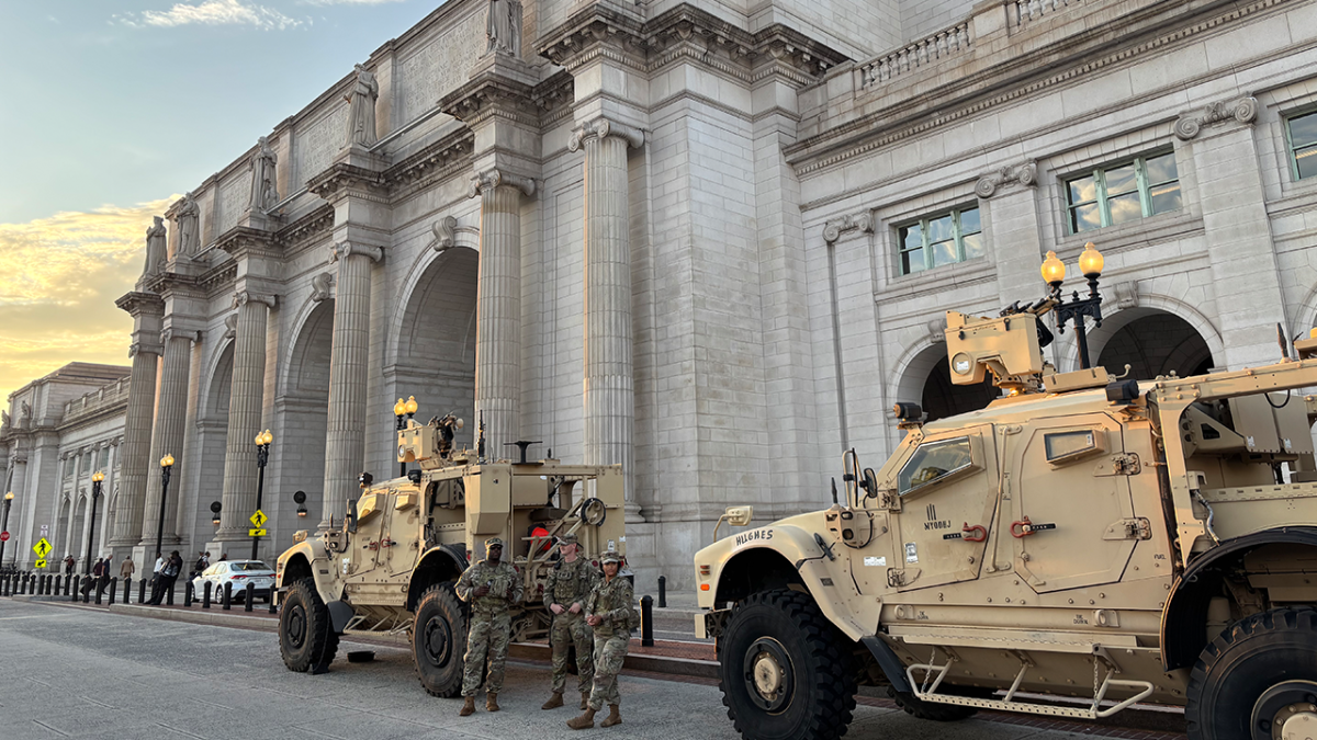 DC’s Union Station sees National Guard presence as part of Trump’s crime crackdown