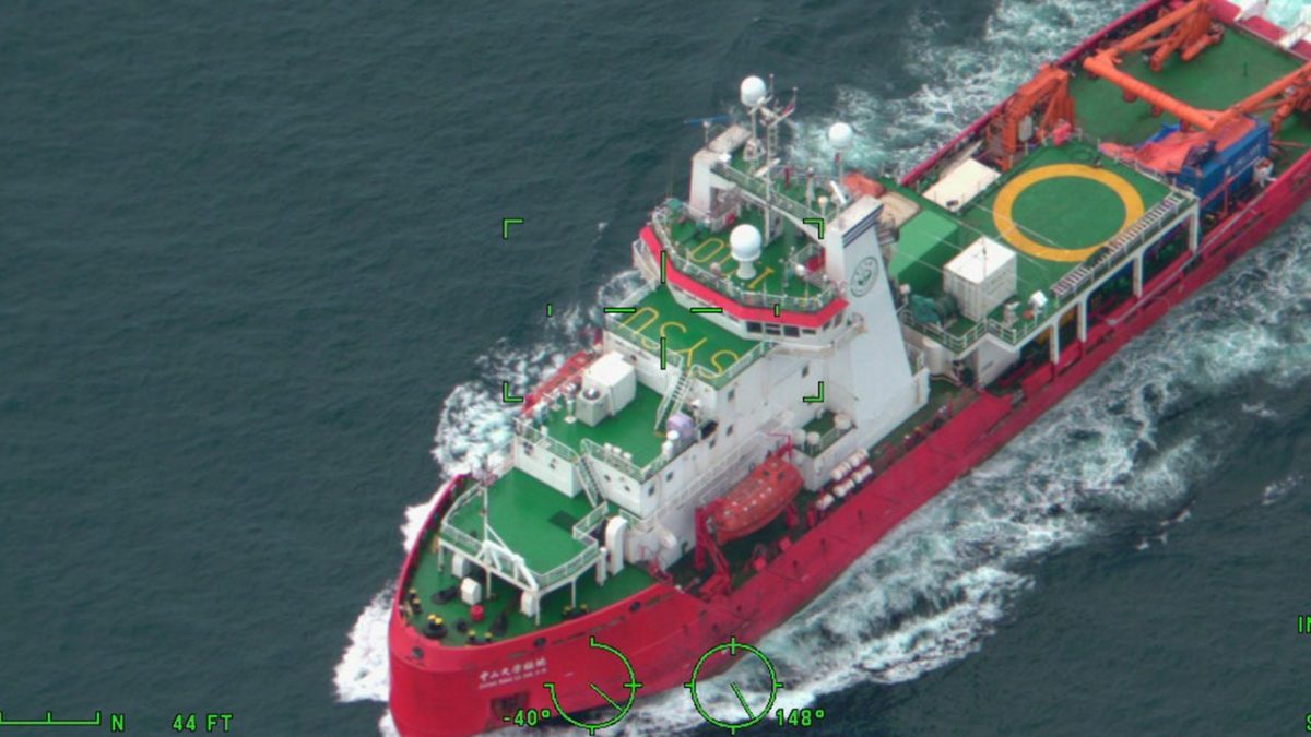 Coast Guard says China is ramping up activity in the US Arctic