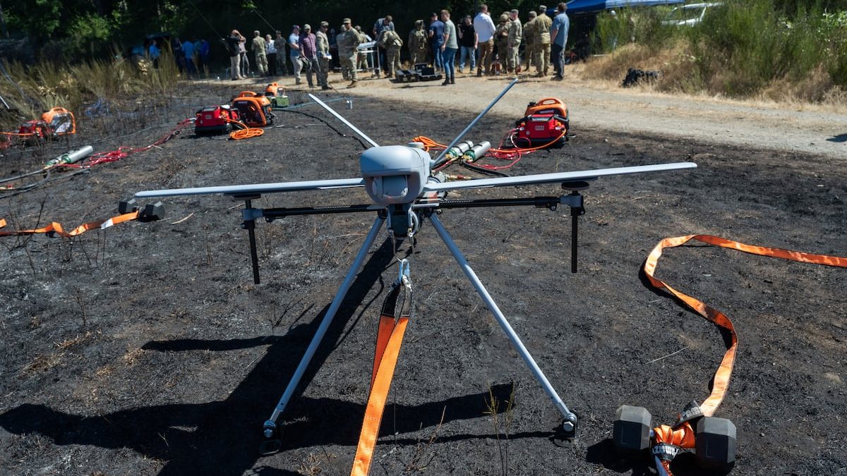US Army soldiers kick the tires on a new class of multipurpose drones