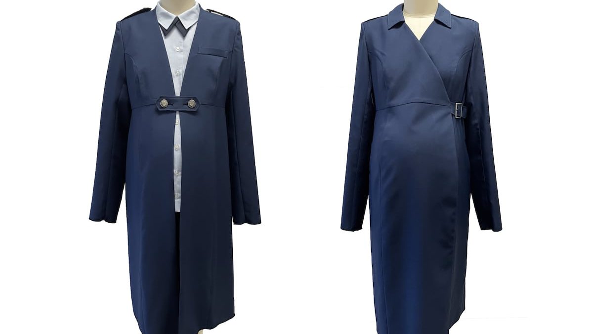 Air Force debuts new maternity uniform dress and coat