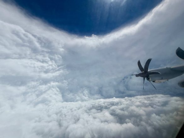Hurricane Hunter aircraft forced back to base by Melissa’s fury