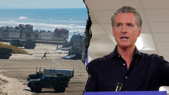 Newsom clashes with White House over Marine Corps celebration highway closure