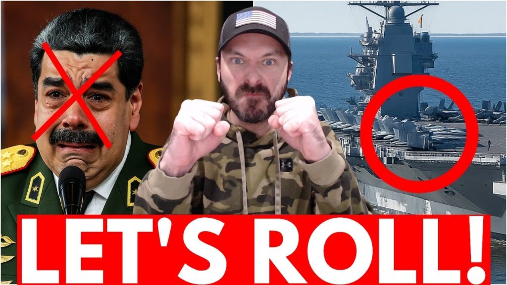 BREAKING: Aircraft Carrier Arrives For Venezuela War, Maduro Panics