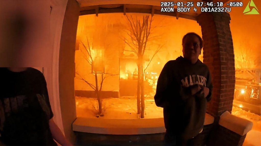 Mother Acts Unbothered After Allegedly Setting Her Own House on Fire With Her Kids Inside