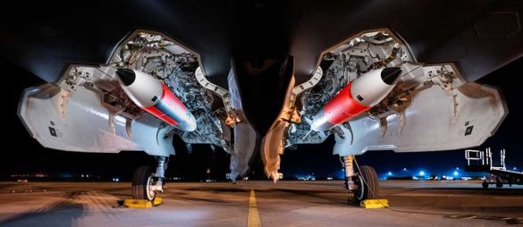 Watch the US Air Force load inert nuclear bombs in F-35 for tests
