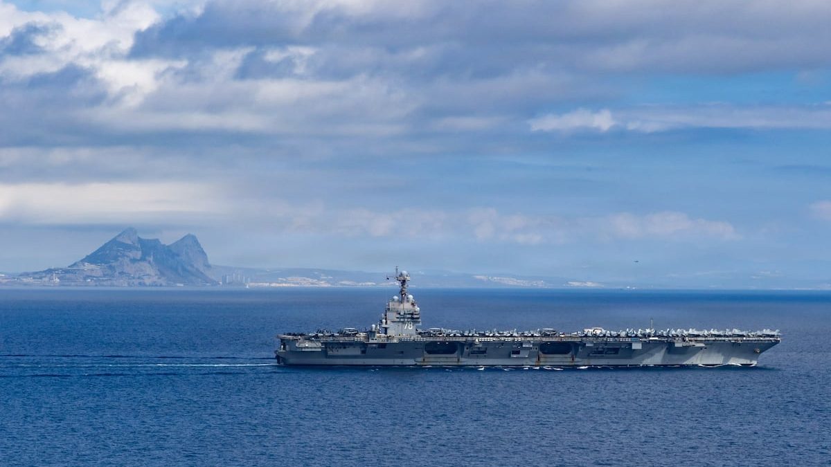 USS Gerald R. Ford heads to Caribbean to support anti-narcotics effort