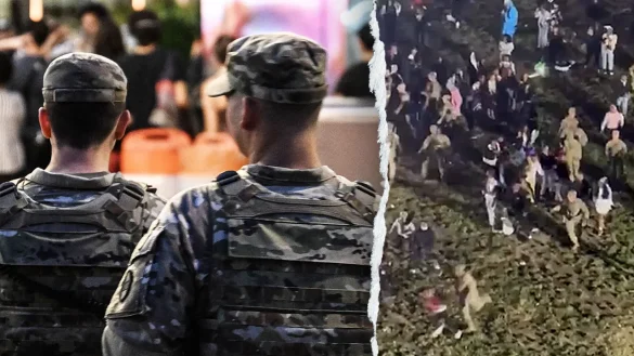 Video captures DC chaos as National Guard members chase disruptive youth