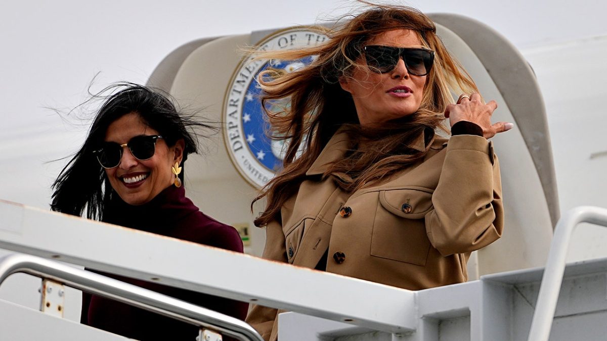 Melania Trump, Usha Vance visit military families in North Carolina